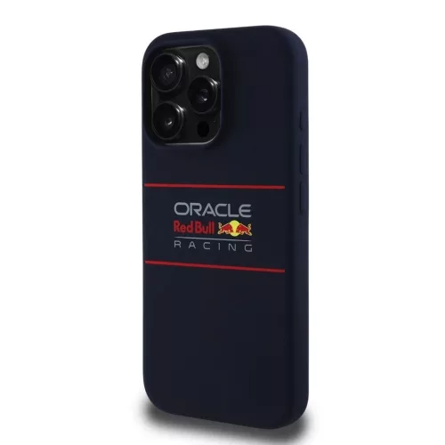 Red Bull Silicone Horizontal Logo MagSafe tok iPhone 16 Pro Max készülékhez tengerészkék