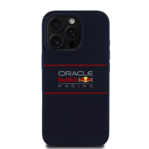 Red Bull Silicone Horizontal Logo MagSafe tok iPhone 16 Pro Max készülékhez tengerészkék
