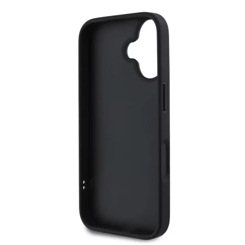 Karl Lagerfeld 3D Rubber Ikonik tok for iPhone 16 készülékhez fekete