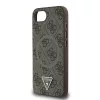Guess PU 4G Strass Triangle Metal Logo MagSafe tok iPhone 16e/17e készülékhez barna