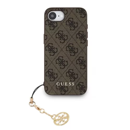Guess 4G Charm tok iPhone 16e/17e készülékhez barna
