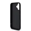 Guess PU Leather Quilted tok iPhone 16 Plus készülékhez fekete