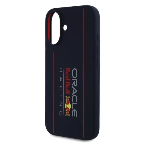 Red Bull szilikon Vertical Logo MagSafe tok iPhone 16 készülékhez tengerészkék
