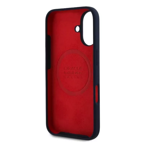 Red Bull szilikon Vertical Logo MagSafe tok iPhone 16 készülékhez tengerészkék