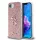 Guess PU Fixed Glitter 4G Metal Logo tok iPhone 16e/17e készülékhez rózsaszín