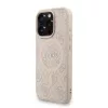 Guess PU Leather 4G Colored Ring Strap MagSafe tok iPhone 16 Pro Max készülékhez rózsaszín
