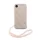 Guess PU Leather 4G Colored Ring Strap MagSafe tok iPhone 16e/17e készülékhez rózsaszín