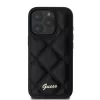 Guess PU bőr quilted tok iPhone 16 Pro Max készülékhez fekete