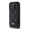 Guess PU bőr quilted tok iPhone 16 Pro Max készülékhez fekete