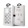 Karl Lagerfeld Liquid Glitter Monogram Gradient tok iPhone 14 Pro Max készülékhez fehér