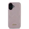 Guess PU bőr párnázott tok iPhone 16 készülékhez rózsaszín