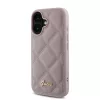 Guess PU bőr párnázott tok iPhone 16 készülékhez rózsaszín