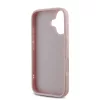 Guess PU bőr párnázott tok iPhone 16 készülékhez rózsaszín