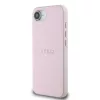 Guess PU Grained Classic Logo MagSafe tok iPhone 16e/17e készülékhez rózsaszín