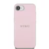 Guess PU Grained Classic Logo MagSafe tok iPhone 16e készülékhez rózsaszín