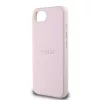 Guess PU Grained Classic Logo MagSafe tok iPhone 16e készülékhez rózsaszín