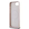 Guess PU Grained Classic Logo MagSafe tok iPhone 16e készülékhez rózsaszín
