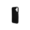 Guess PU Grained Triangle Logo tok iPhone 16 készülékhez fekete
