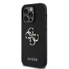 Guess PU Grained 4G Metal Logo tok iPhone 13 Pro készülékhez fekete