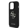 Guess PU Grained 4G Metal Logo tok iPhone 13 Pro készülékhez fekete