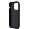 Guess PU Grained 4G Metal Logo tok iPhone 13 Pro készülékhez fekete