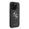 Guess PU 4G Metal Logo Strap tok iPhone 15 Pro Max készülékhez fekete