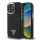 Guess PU Grained Triangle Logo tok iPhone 16 Pro Max készülékhez fekete