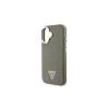 Guess PU Grained Triangle Logo tok iPhone 16 készülékhez barna