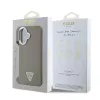 Guess PU Grained Triangle Logo tok iPhone 16 készülékhez barna