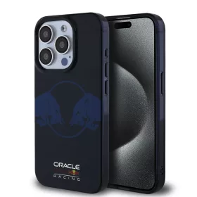   Red Bull PC/TPU Two Bulls Magsafe tok iPhone 15 Pro készülékhez tengerészkék