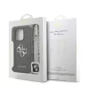 Guess PU 4G Metal Logo Strap tok iPhone 16 Pro Max készülékhez fekete