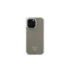 Guess PU Grained Triangle Logo tok iPhone 16 Pro Max készülékhez barna