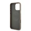 Guess PU Grained Triangle Logo tok iPhone 16 Pro Max készülékhez barna