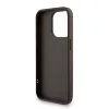 Guess PU 4G Metal Logo Strap tok iPhone 15 Pro készülékhez barna