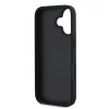 Guess PU Grained 4G Metal Logo tok iPhone 16 készülékhez fekete