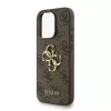 Guess PU 4G Metal Logo Strap tok az iPhone 15 Pro Max készülékhez barna