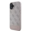 Guess PU 4G Stripe tok iPhone 16 készülékhez rózsaszín