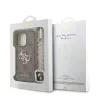 Guess PU 4G Metal Logo Strap tok iPhone 16 Pro Max készülékhez barna
