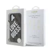 Guess PU bőr 4G Big Love Logo MagSafe tok iPhone 16 készülékhez barna