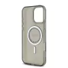 Guess IML Rhinestones Ring MagSafe tok iPhone 16 Pro készülékhez fekete