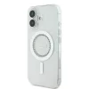 Guess IML Rhinestones Ring MagSafe tok iPhone 16 készülékhez fehér