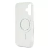 Guess IML Rhinestones Ring MagSafe tok iPhone 16 készülékhez fehér