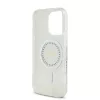 Guess IML Rhinestones Ring MagSafe tok iPhone 16 Pro Max készülékhez fehér