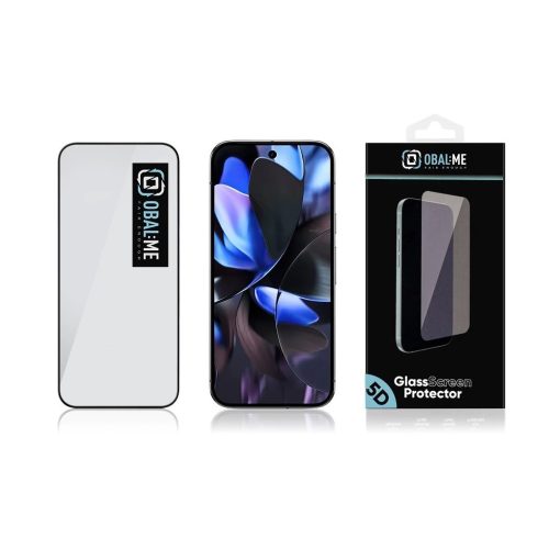 OBAL:ME 5D üvegfólia Google Pixel 9/9 Pro készülékhez fekete