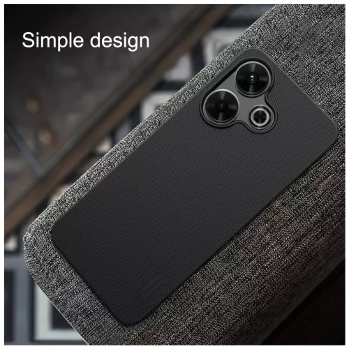 Nillkin Super Frosted hátsó tok Xiaomi Redmi 13 4G/Poco M6 4G készülékhez fekete