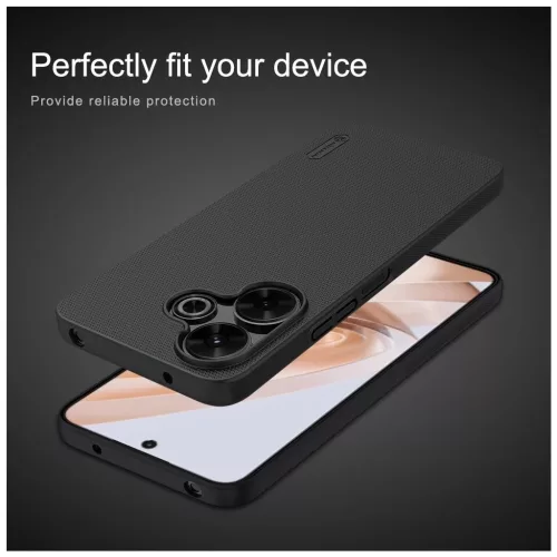 Nillkin Super Frosted hátsó tok Xiaomi Redmi 13 4G/Poco M6 4G készülékhez fekete