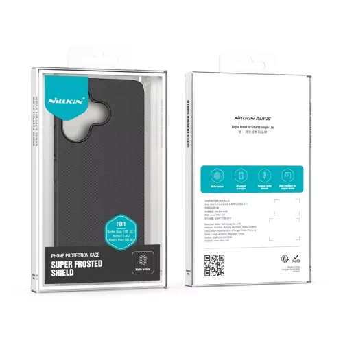 Nillkin Super Frosted hátsó tok Xiaomi Redmi 13 4G/Poco M6 4G készülékhez fekete