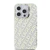 Karl Lagerfeld IML Electroplated Repeated Logo tok iPhone 15 Pro készülékhez arany