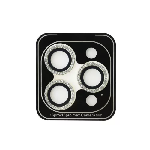 Guess Fixed Glliter védő lencse iPhone 16 Pro/16 Pro Max készülékhez arany