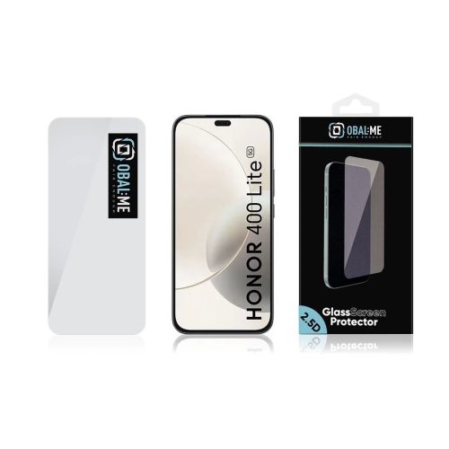 OBAL:ME 2.5D üveg kijelzővédő Honor 400 Lite készülékhez, átlátszó
